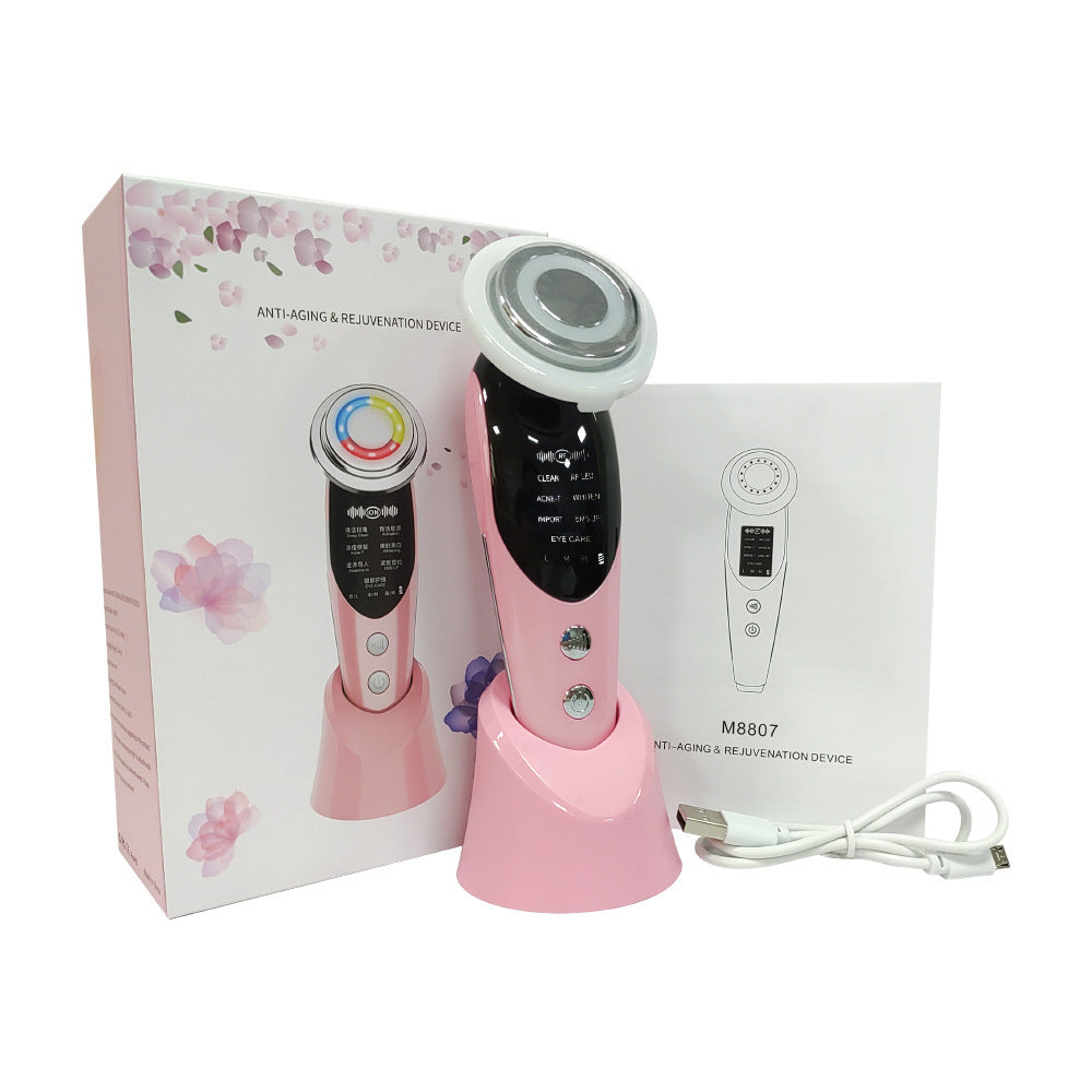 GlowPulse 7X - 7-in-1 EMS & LED Facial Toning Device
